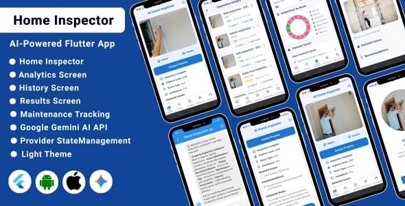 AI Home Inspector Flutter App | Home Inspection & Maintenance App