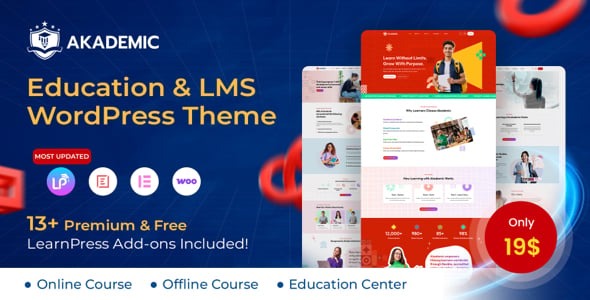 Akademic - Education LMS WordPress Theme