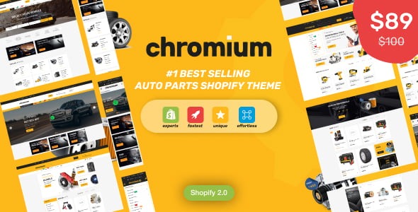 Chromium - Auto Parts Shop Shopify Theme