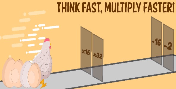 Feather Farm Frenzy – Hyper Casual Egg Collect Runner Game (Unity + AdMob + Appodeal)