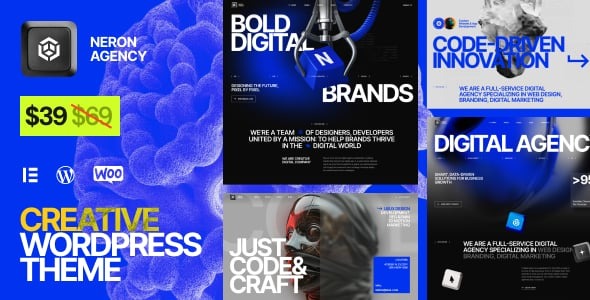 Neron - Creative Agency & Portfolio WordPress Theme