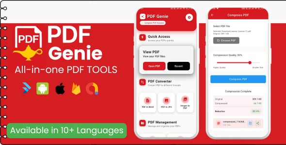 PDF Genie - Complete PDF App for Android & iOS