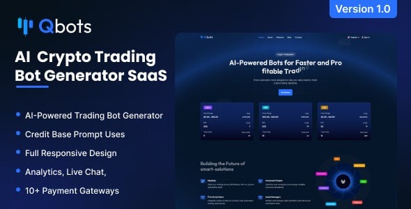 Qbots – AI Powered Crypto Trading Bot Generator
