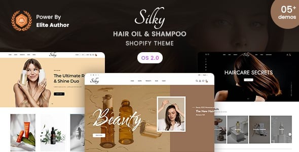 Silky - Hair Oil & Shampoo store Shopify 2.0 Theme