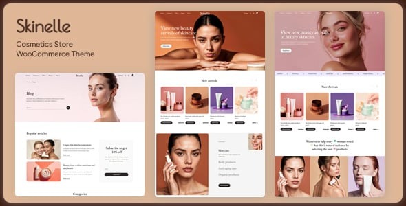 Skinelle - Modern Skincare WooCommerce Theme