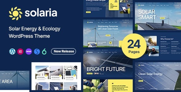 Solaria - Solar Energy & Ecology WordPress Theme