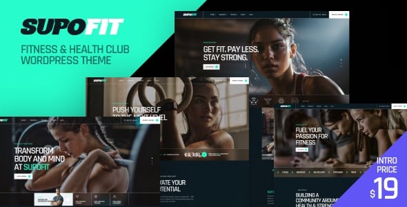 Supofit – Fitness & Health Club WordPress Theme