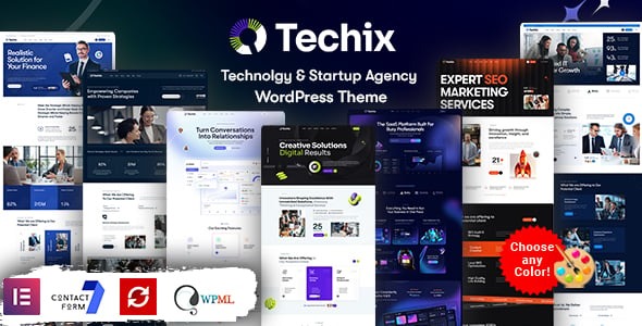Techix - Technology & Startup Agency WordPress Theme
