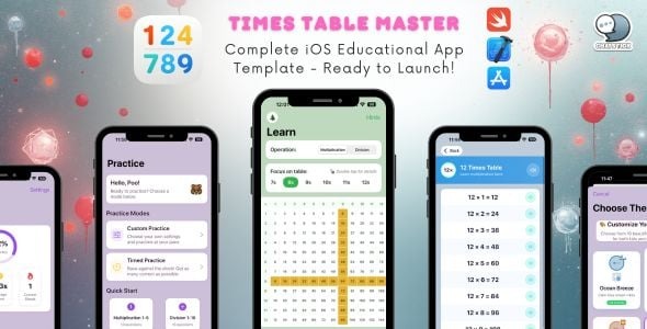 Times Table Master - iOS Educational App Template