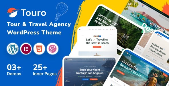 Touro – Travel & Tour Booking WordPress Theme