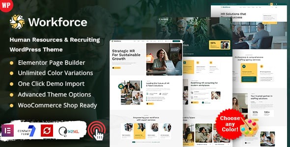 Workforce - Human Resources & Recruiting WordPress Theme
