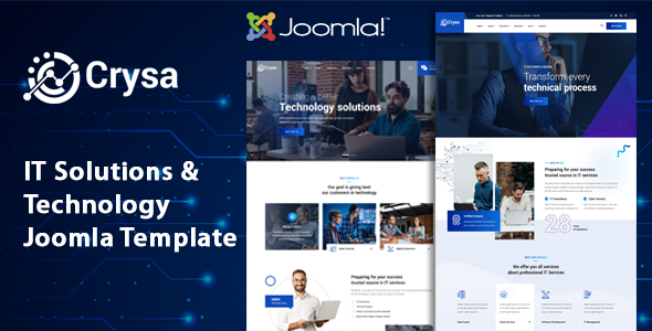 Crysa - IT Solutions & Technology Joomla Template