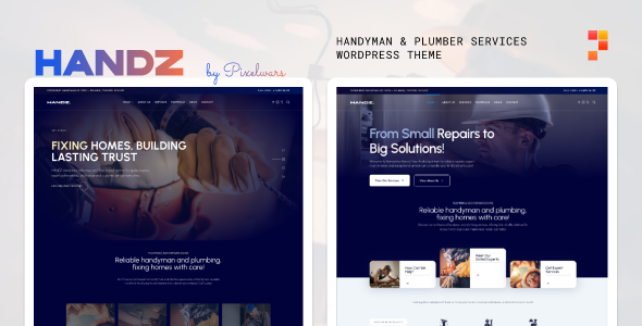 Handz - Handyman & Plumber Repair WordPress Theme