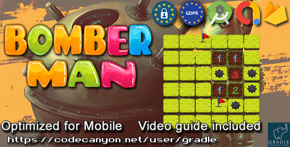 Bomber Man (Admob + GDPR + Android Studio)