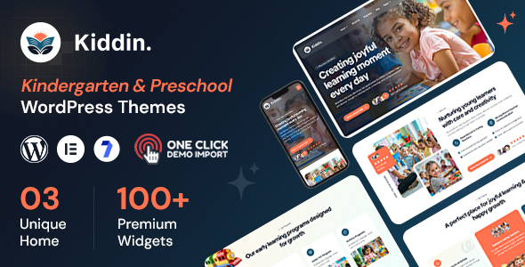 Kiddin - Kindergarten & Preschool WordPress Theme
