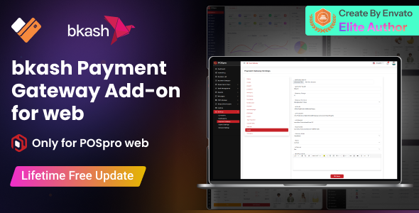POSpro – BKash Payment Gateway Addon (Bangladesh)