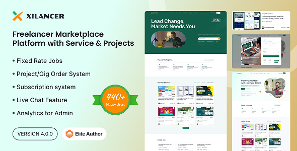 Xilancer – Freelancer Marketplace Platform with Services & Projects