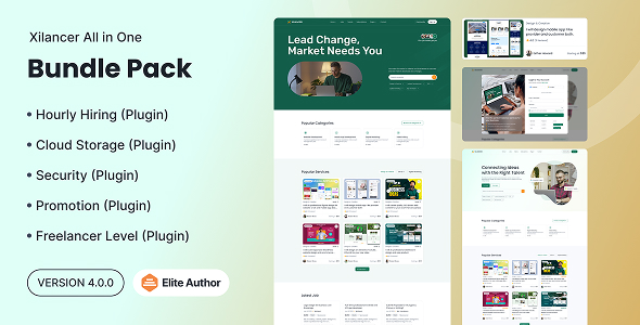 Xilancer Bundle – Freelancer Marketplace Platform with Services & Projects