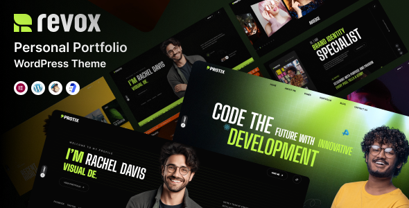Revox – Personal Portfolio WordPress Theme