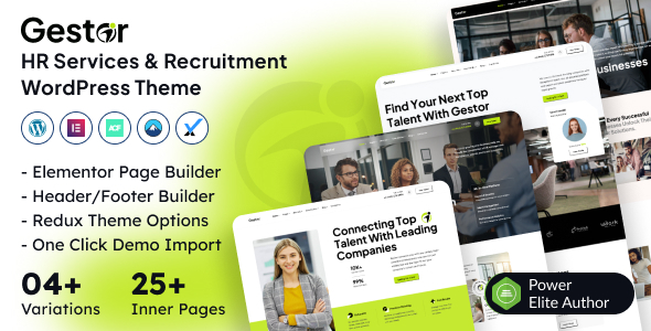 Gestor – HR Services & Recruitment WordPress Theme
