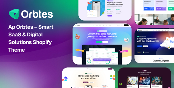 Ap Orbtes – Smart SaaS & Digital Solutions Shopify Theme