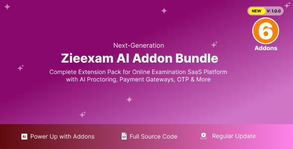 Zieexam AI Addon Bundle – Power Up Your Examination Platform