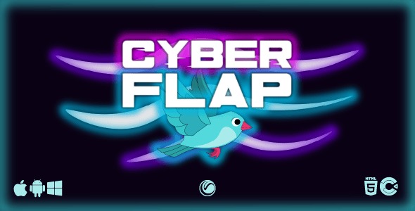 Cyber Flap - HTML5 Game Template