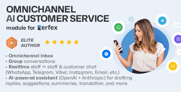 PulseChat - OmniChannel AI Customer Service module for Perfex CRM