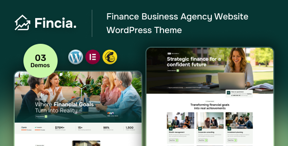 Fincia – Finance & Consulting Business WordPress Theme