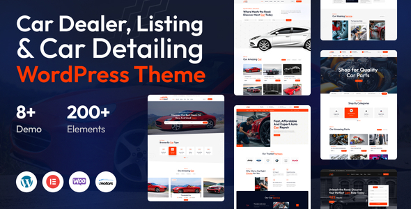 Autovault - Car Dealer, Listing & Car Detailing WordPress Theme