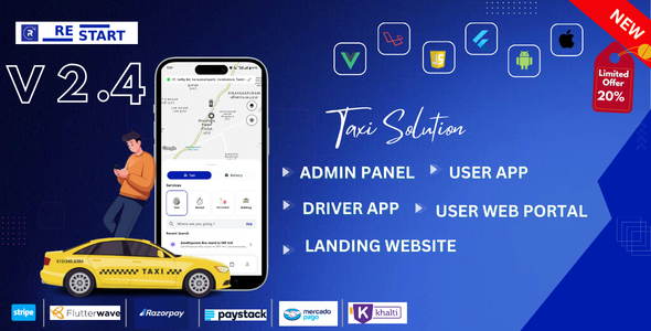Restart Taxi & Delivery - Perfect Taxi Solution with Parcel Delivery