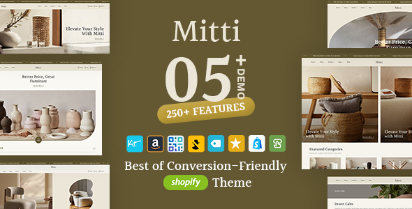 Mitti - High-Converting Home Decor & Crafts Shopify Theme