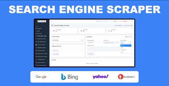 CrawlX - Search Engine Scraper