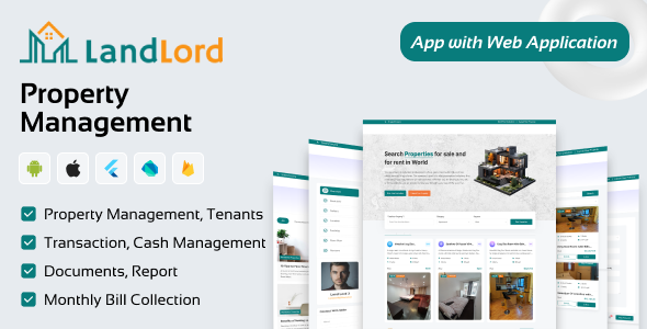 Landlord - Property & Tenant Management System (Web + Mobile)