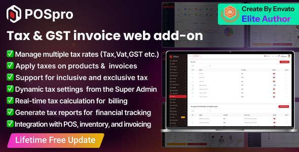 POSpro – Tax & GST Invoice web Add-on