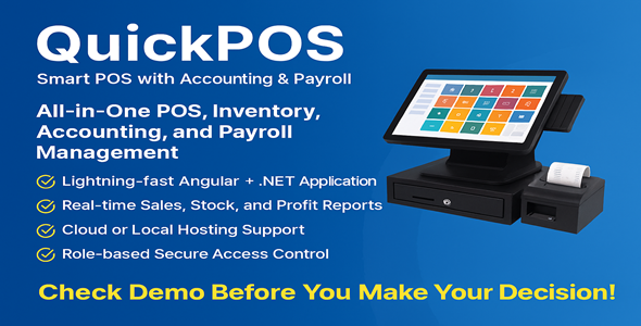 Quick POS – POS With ERP And Built-in Accounting - POS