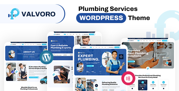 Valvoro - Plumbing Services WordPress Theme