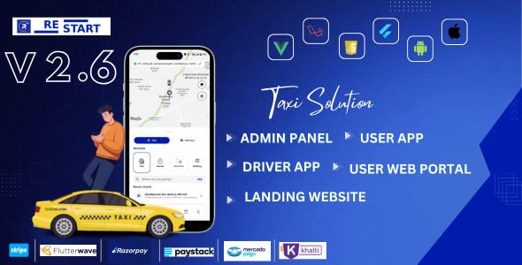 Restart Taxi & Delivery- Perfect Taxi Solution with Parcel Delivery
