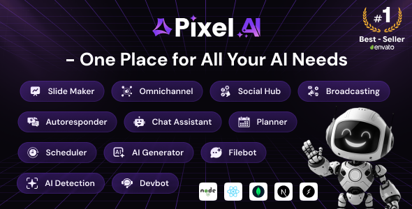 PixelAI - Node.js AI SaaS for Content Generation and Social Media Automation